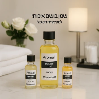 100% שמן בושם למפיץ ריח חשמלי במגוון גדלים 